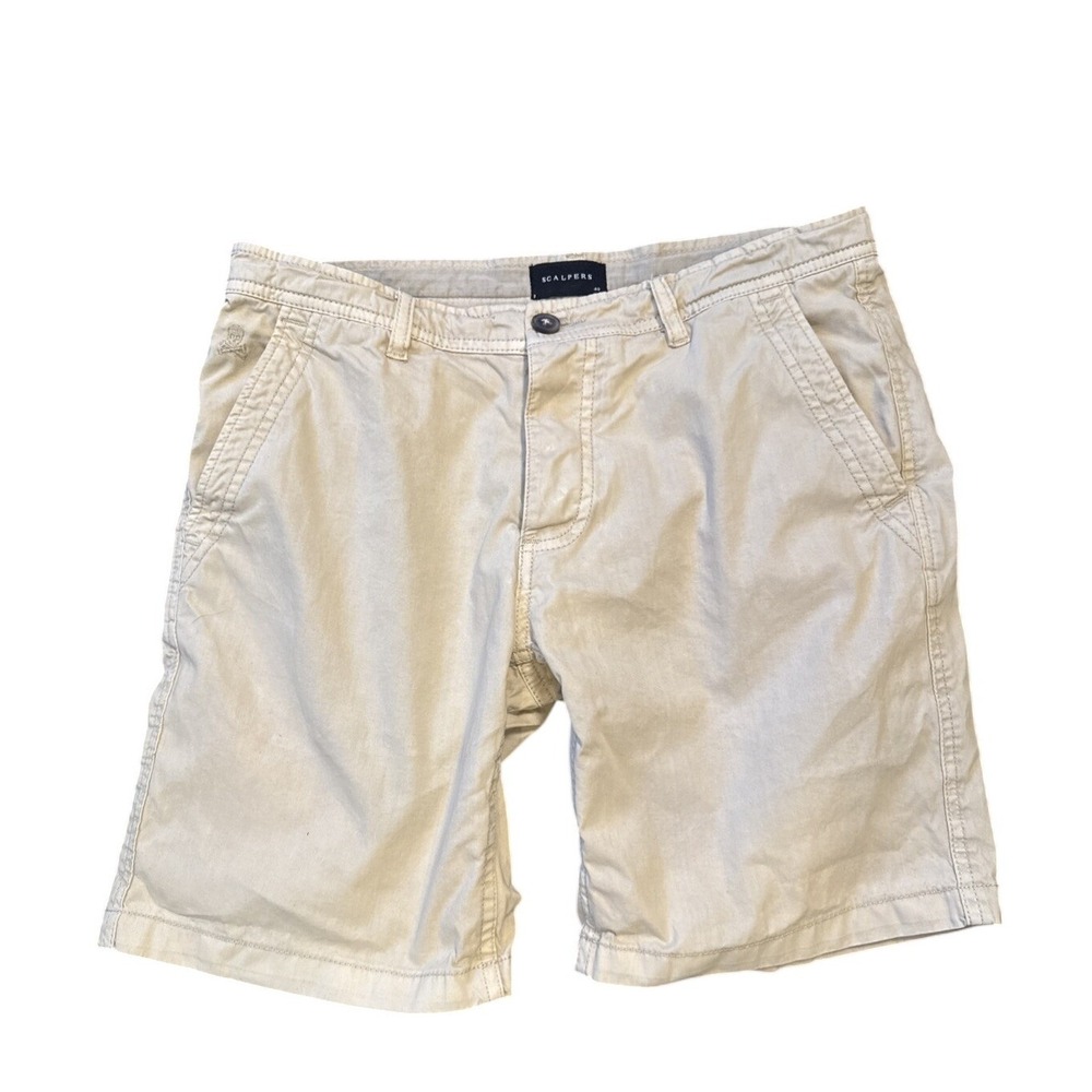 Scalpers 100% Organic Cotton‎ Khaki Shorts